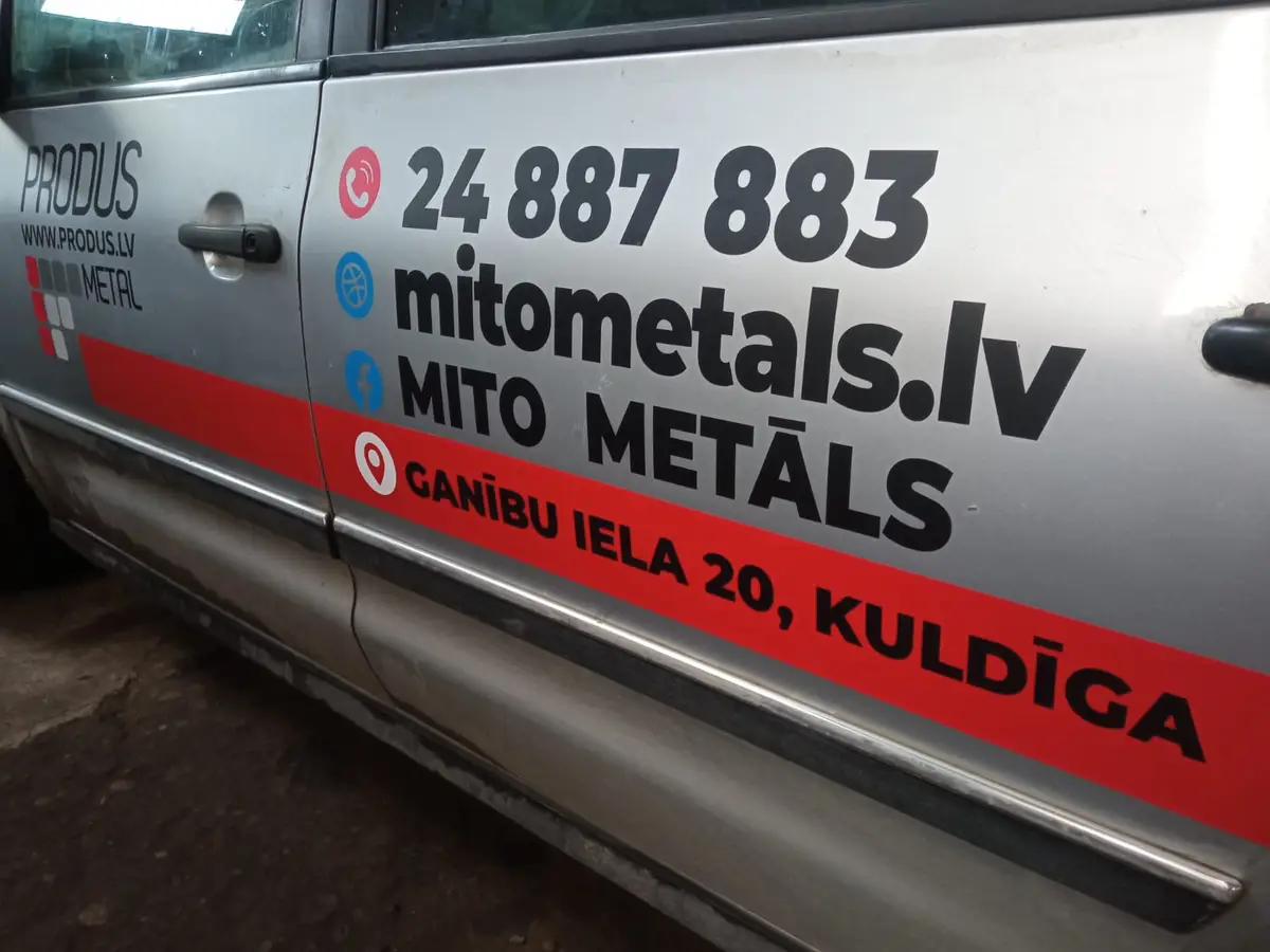 Оклейка микроавтобуса, Mito Metāls